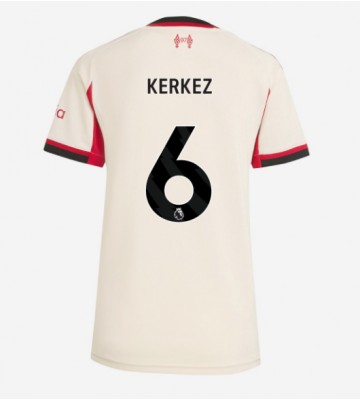Lacne Ženy Futbalové dres Liverpool Milos Kerkez #6 2025-26 Krátky Rukáv - Preč